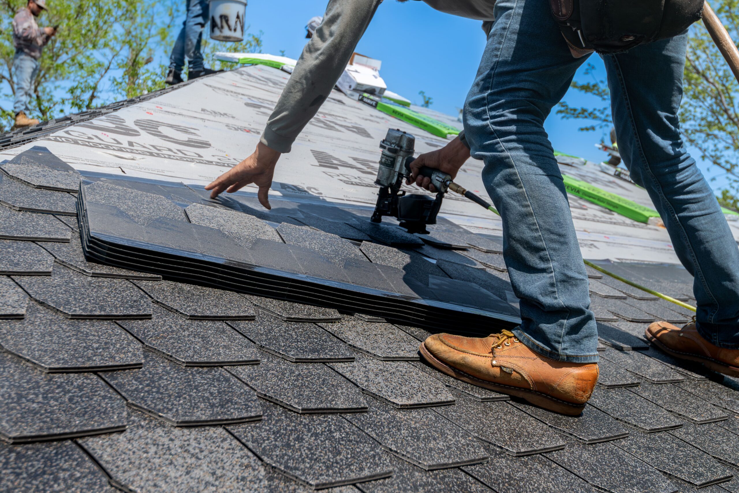 Completed roofing project